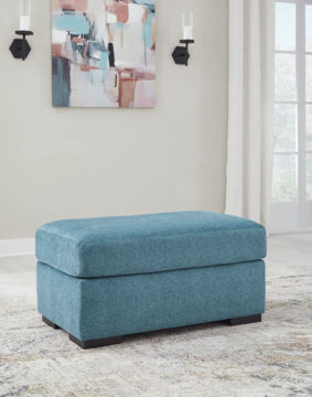 Show details for Keerwick - Teal Ottoman Picture of Keerwick - Teal Ottoman