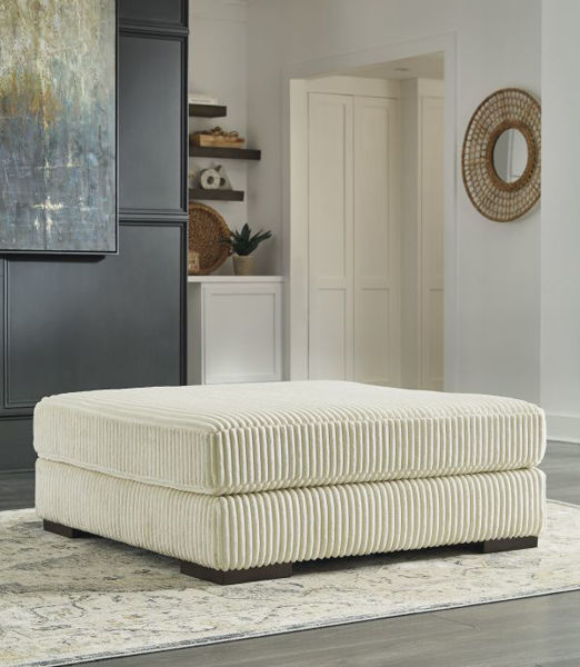 Picture of Lindyn Ivory Accent Ottoman