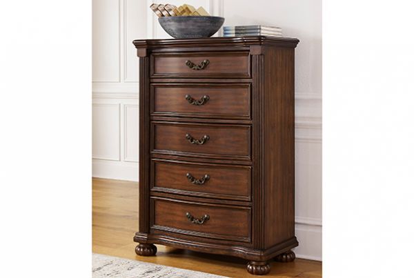 Picture of Lavinton - Cherry Brown 5-Drawer Chest