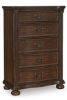 Picture of Lavinton - Cherry Brown 5-Drawer Chest