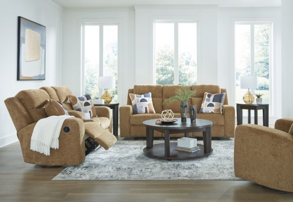 Picture of Kanlow - Honey Reclining Sofa