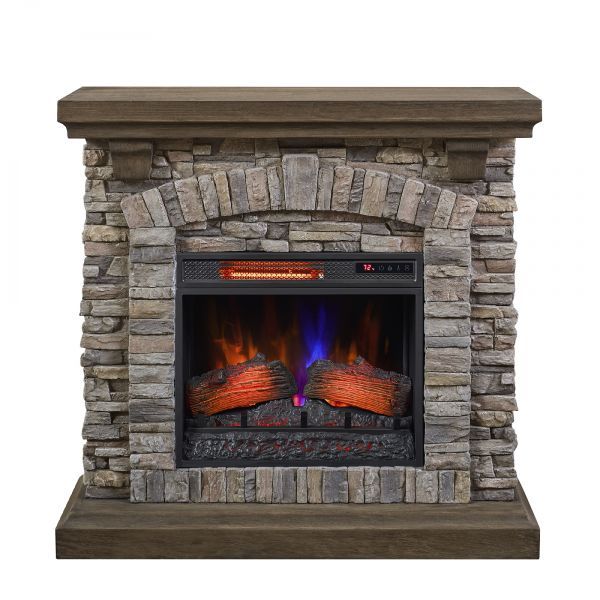 Picture of Montana Stone - Gray Fireplace