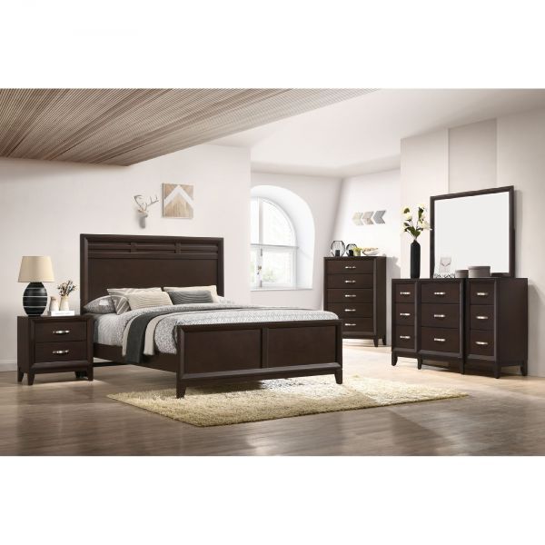 Picture of BEAUMONT MERLOT 5-DRAWER CHEST