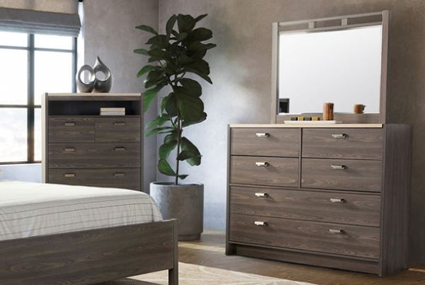 Picture of Evolution - Ash 6-Drawer Dresser & Mirror