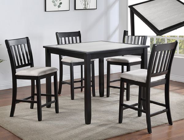 Picture of Salvador - Black 5PC Counter Height Set