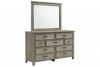 Picture of Sullivan - Gray 9-Drawer Dresser & Mirror