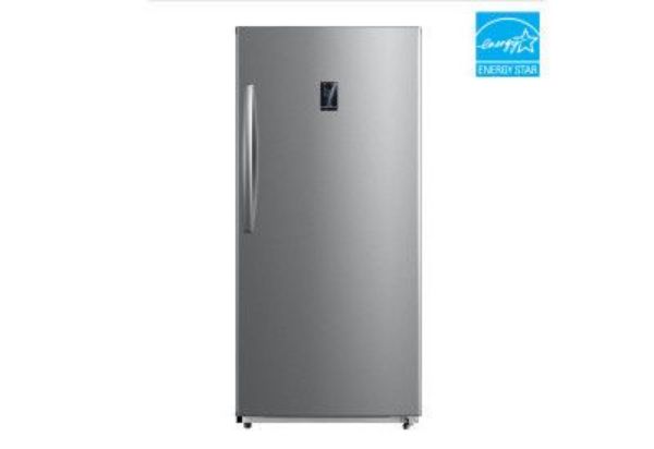 Picture of 13.8 Cu. Ft. - Stainless Steel Side By Side Upright Convertible Freezer to Fridge