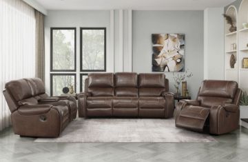 Show details for Seren - Brown Glider Recliner Picture of Seren - Brown Glider Recliner