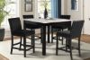 Picture of Lennon - Black 5PC Counter Height Dining Set