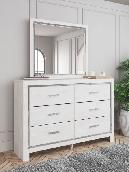 Picture of ALTYRA WHITE DRESSER & MIRROR