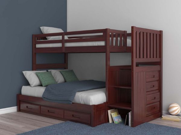 Picture of Merlot - Twin/Full Storage Bunk Bed