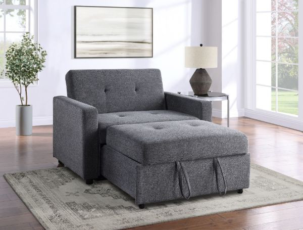 Picture of Noah - Grey Chair W/ Twin Sleeper