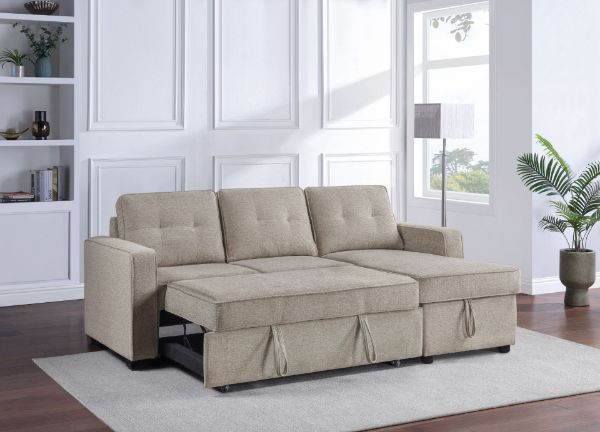 Picture of Noah - Brown Loveseat W/ Chaise