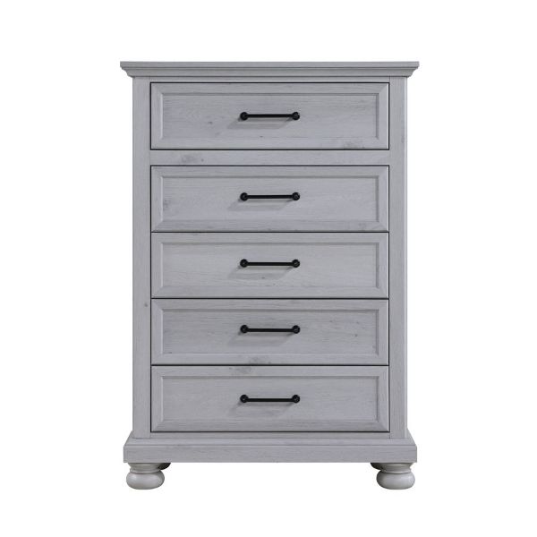 Picture of Larksmont - Gray 5 Drawer Chest