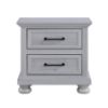 Picture of Larksmont - Gray 2 Drawer Nightstand