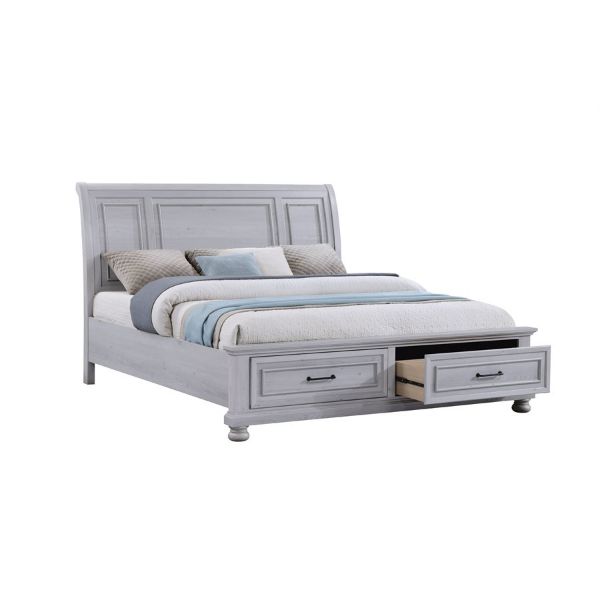 Picture of Larksmont - Gray King Storage Bed
