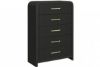 Picture of Ridgemont - Black 5-Drawer Chest