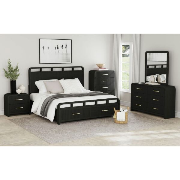 Picture of Ridgemont - Black 5-Drawer Chest