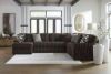 Picture of Midnight - Chocolate LAF 4PC Sectional