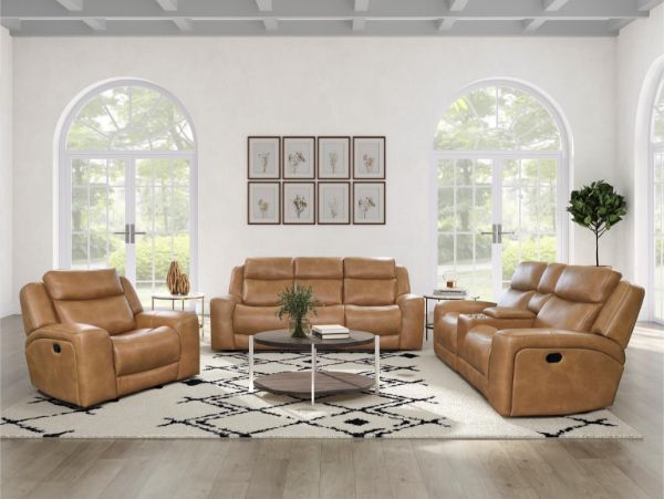 Picture of MONTANA CARAMEL RECLINING SOFA