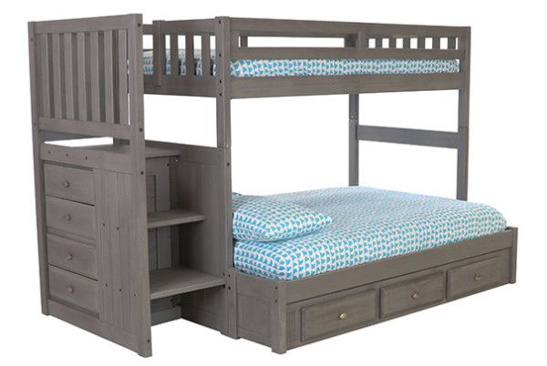 Picture of Stair Bed Charcoal Twin/Full