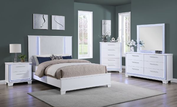 Picture of North Shore - White 5 Drawer Chest