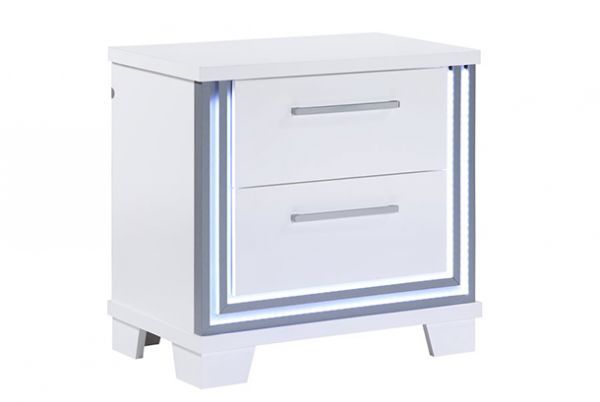 Picture of North Shore - White 2-Drawer Nightstand
