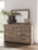 Picture of Rusticott - Brown Dresser & Mirror