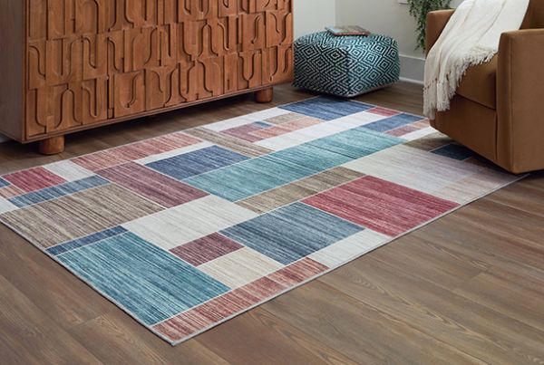 Picture of Numore - Multi-Color 5x7 Washable Rug