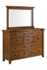 Picture of Gage - Chestnut Dresser & Mirror