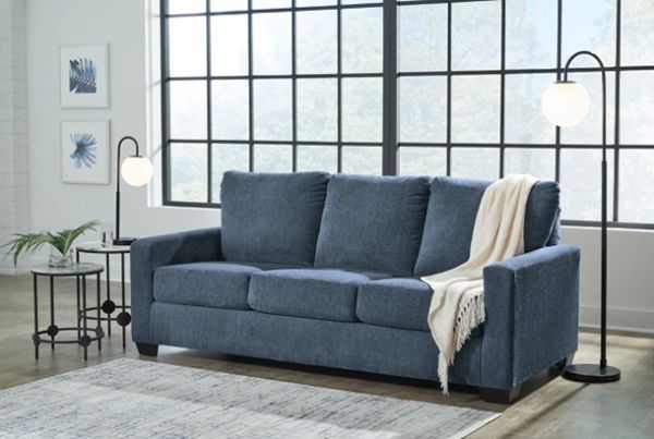 Picture of Rannis - Navy Full Sleeper Sofa