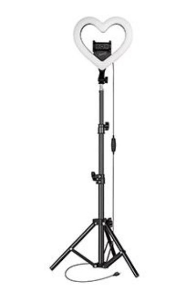 Picture of Heart Shaped 10"  LED Selfie Ring Light
