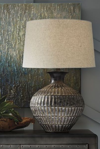 Picture of Magan - Antique Bronze Metal Table Lamp