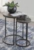 Picture of Briarsboro - Black & Gray 2pc Accent Table Set