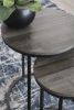 Picture of Briarsboro - Black & Gray 2pc Accent Table Set