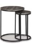 Picture of Briarsboro - Black & Gray 2pc Accent Table Set