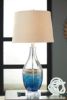 Picture of Johanna - Blue & Clear Pair of Lamps