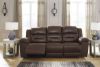 Picture of Stoneland - Chocolate Reclining Sofa