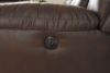 Picture of Stoneland - Chocolate Reclining Loveseat with Console