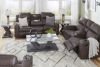 Picture of Lavenhorne - Umber Reclining Sofa with Drop-Down Table