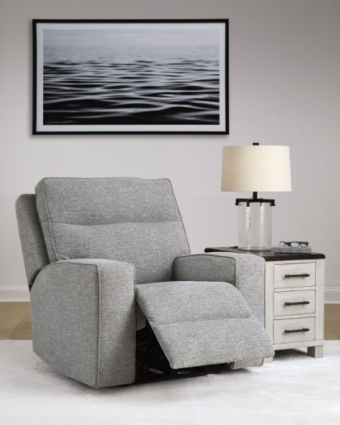 Picture of Biscoe - Pewter Power Recliner