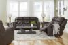 Picture of Lavenhorne - Umber Reclining Sofa with Drop-Down Table