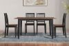 Picture of Joplin - Brown/Black 5PC Dining Set