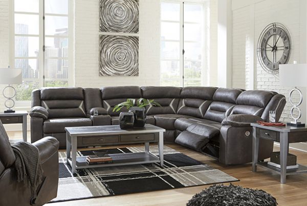 Picture of Kincord - Midnight 4PC RAF Power Reclining Sectional