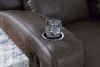 Picture of Lavenhorne - Umber Reclining Loveseat with Console