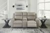 Picture of Lavenhorne - Pebble Reclining Loveseat with Console