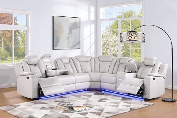 Picture of Radiant - Gray 3PC Power Reclining Sectional