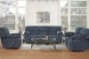 Picture of Wow - Navy Reclining Sofa
