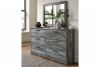 Picture of Baystorm - Gray Dresser & Mirror