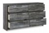 Picture of Baystorm - Gray Dresser & Mirror